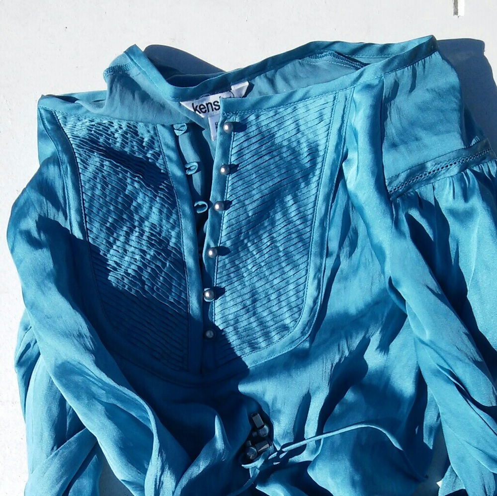 Silk Blue Arabian Nights Dress!